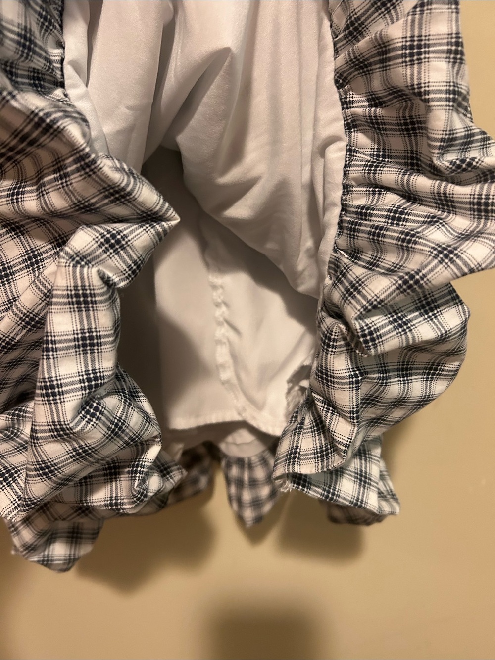 Hollister Black and White Gingham Mini Dress - Picture 9 of 16